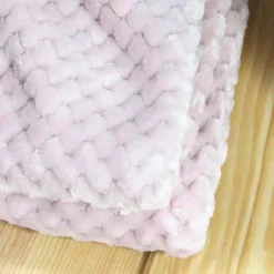 Alfie Couverture rose 130x170