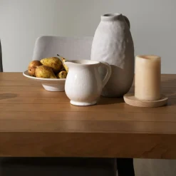 Amaia Table &agrave; manger rectangulaire en bois massif de manguier et métal