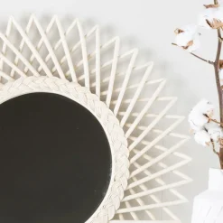 Angle Miroir 60d rotin naturel