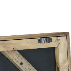 Autour Du cadre en bois recyclé