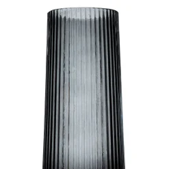 Bada Vase gris décoration en verre