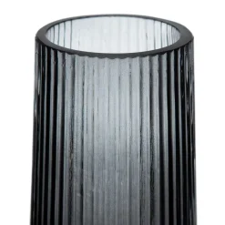 Bada Vase gris décoration en verre