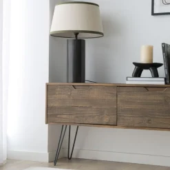 Baltic Meuble tv en bois massif et métal