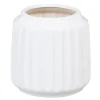 Bera Vase en céramique blanche