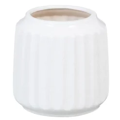 Bera Vase en céramique blanche