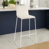 Blues Tabouret haut blanc