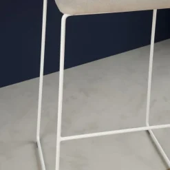 Blues Tabouret haut blanc