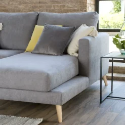 Boss Canapé d'angle droit gris