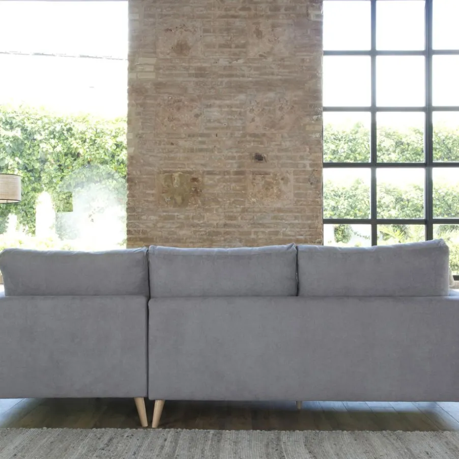 Boss Canapé d'angle droit gris