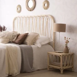 Bossley T&ecirc;te de lit en rotin naturel pour lit de 150 et 160