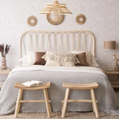 Bossley T&ecirc;te de lit en rotin naturel pour lit de 150 et 160