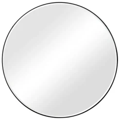 Caly Miroir noir en aluminium - verre