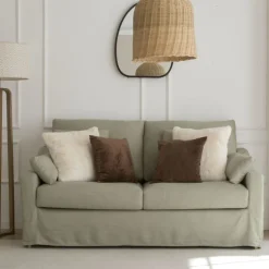 Chey Coussin luxe crème