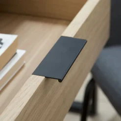 Coimbra Bureau en bois et métal avec tiroirs