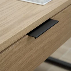 Coimbra Bureau en bois et métal avec tiroirs