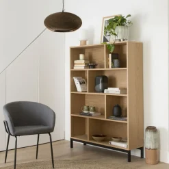 Coimbra étagère en bois et métal