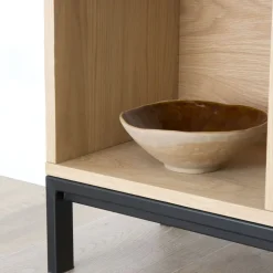 Coimbra étagère en bois et métal