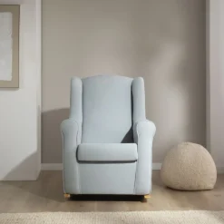 Danat Fauteuil &agrave; bascule bleu turquoise