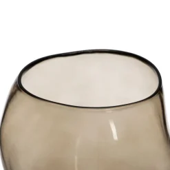 Defas Vase en verre taupe