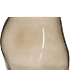 Defas Vase en verre taupe