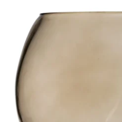 Defas Vase en verre taupe