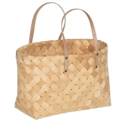 Demas Ensembles de 2 paniers en bois de paulownia