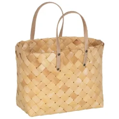 Demas Ensembles de 2 paniers en bois de paulownia