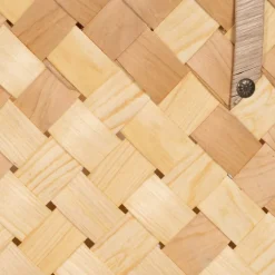 Demas Ensembles de 2 paniers en bois de paulownia