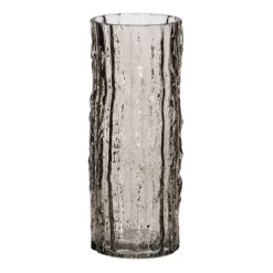 Deras Vase en verre gris