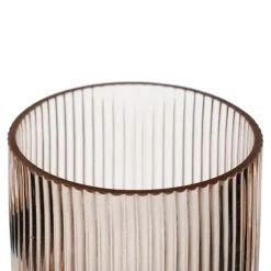 Detas Vase en verre brun