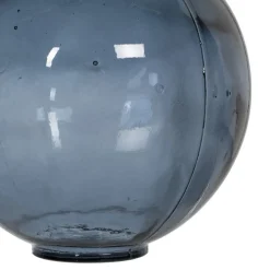 Dihos Vase en verre recyclé bleu