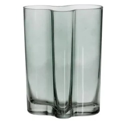 Dilos Vase en verre bleu