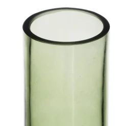 Diros Vase en verre vert