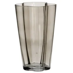 Ditos Vase en verre gris