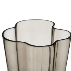 Ditos Vase en verre gris