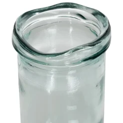 Dudas Vase en verre recyclé naturel