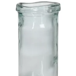 Dudas Vase en verre recyclé naturel