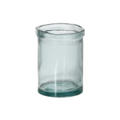 Dupas Vase en verre recyclé naturel