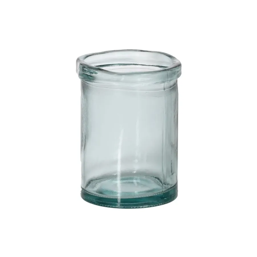 Dupas Vase en verre recyclé naturel