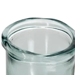 Dupas Vase en verre recyclé naturel