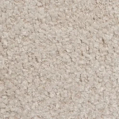 Duzas Pouf de salon en tissu et métal