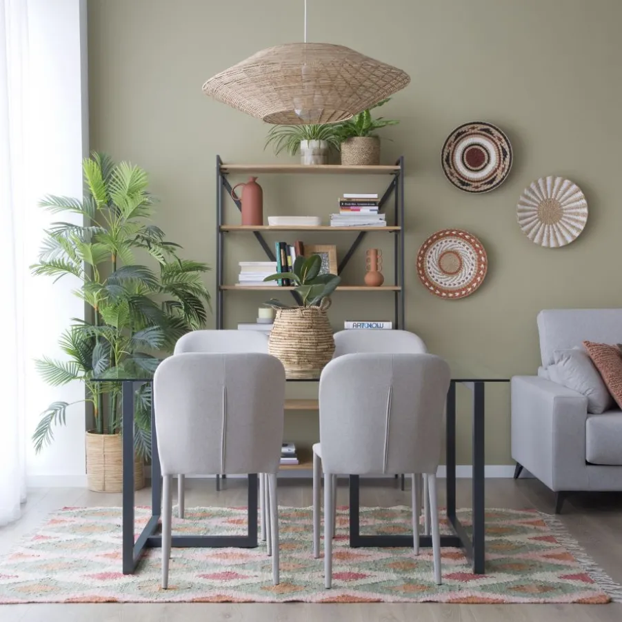 Eifel étagère en bois de manguier et métal 100