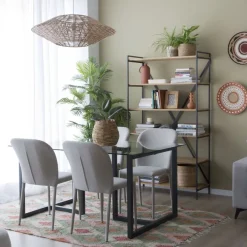 Eifel étagère en bois de manguier et métal 100