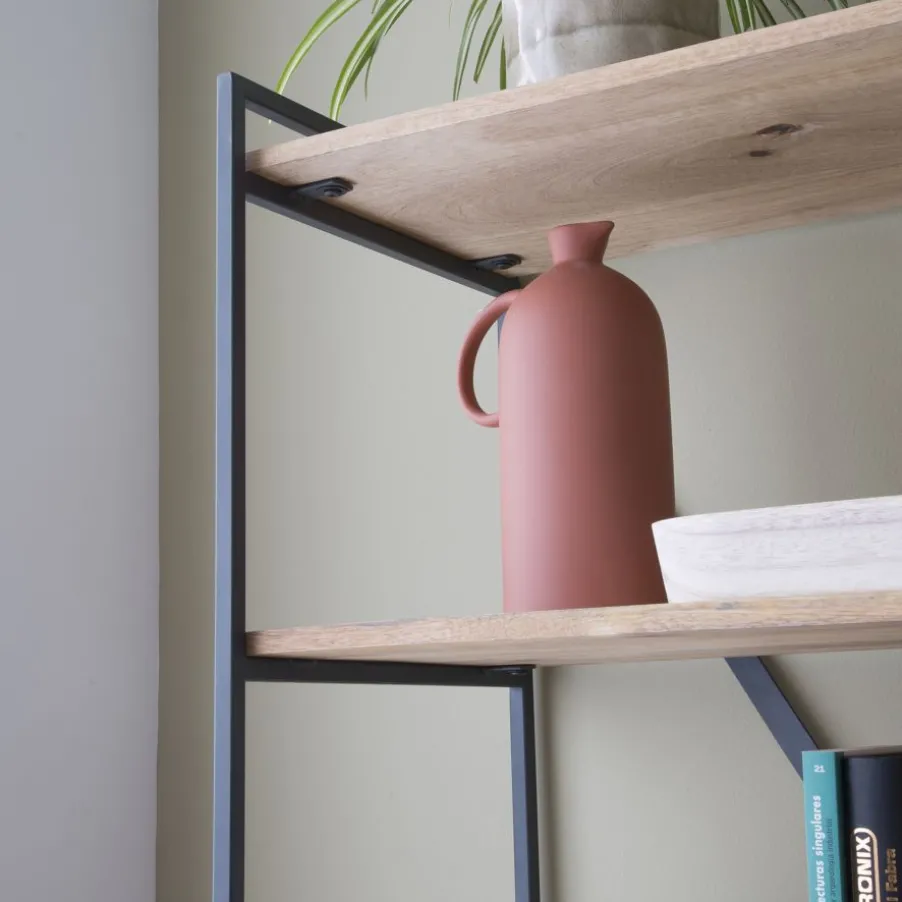 Eifel étagère en bois de manguier et métal 100