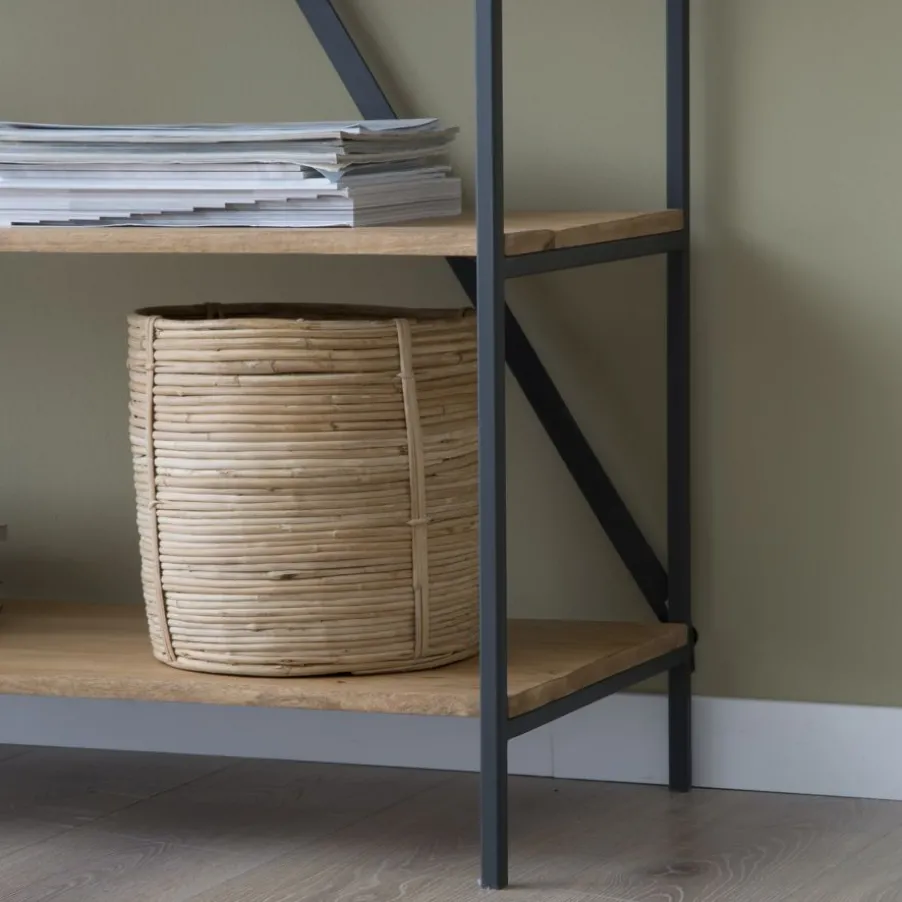 Eifel étagère en bois de manguier et métal 100