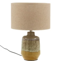 Elmas La lampe de table en céramique et coton