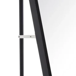 Emer Miroir noir en aluminium décoratif en verre