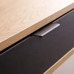 Gauguin Bureau en ch&ecirc;ne wild et métal noir avec tiroir