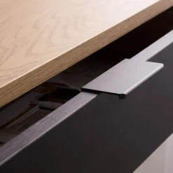 Gauguin Bureau en ch&ecirc;ne wild et métal noir avec tiroir