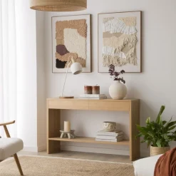 Haiku Meuble d'entrée avec espace de rangement en bois